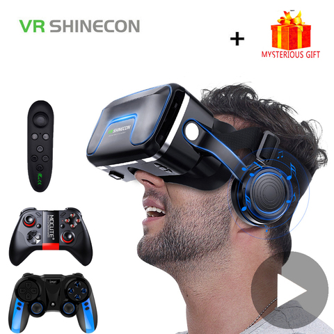 VR Shinecon 10.0 – Casque de réalité virtuelle, lunettes 3D, pour Smartphone, Smartphone, jumelles Viar pour jeu vidéo ► Photo 1/6