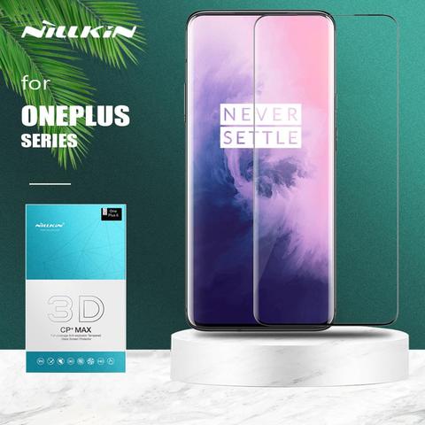 Nillkin – protecteur d'écran pour Oneplus 7T 7 Pro 6T, Film en verre trempé, couverture complète 3D, sécurité ► Photo 1/6