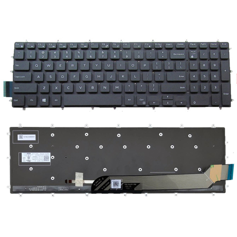 Clavier rétro-éclairé de remplacement, pour Dell G3-3579 G3-3779 G5-5587 G7-7588, ordinateur portable de jeu ► Photo 1/6