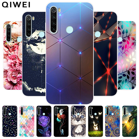 Pour Xiaomi Redmi Note 8 T étui mignon silicone souple Coque arrière en TPU pour Redmi Note 8 Note8 Note8t 8 t Note 9 Pro 9S étuis de téléphone ► Photo 1/6