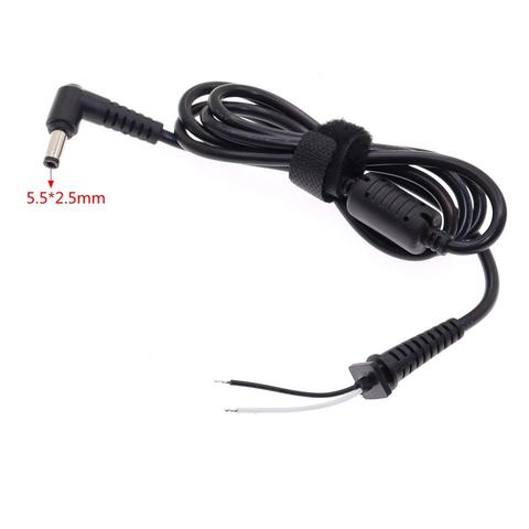 Connecteur de câble d'alimentation pour ordinateur portable, 5.5x2.5mm, 5.5x2.5mm, pour Acer, Asus, Toshiba, Lenovo, 1 pièce ► Photo 1/6