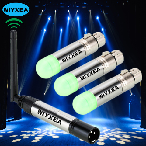 Tête mobile dmx sans fil, système DMX512 2.4G, récepteurs féminins/mâles, émetteur, éclairage DJ DMX Dfi ► Photo 1/6