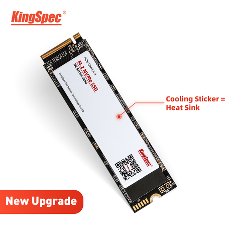 KingSpec – disque dur interne ssd NVMe, M.2, avec Cache, capacité de 256 go, 2280 go, 512 go, 128 go, 1 to, pour ordinateur de bureau ► Photo 1/6