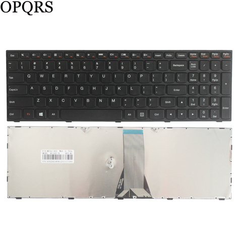 Clavier américain anglais noir pour ordinateur portable Lenovo, pour G50 Z50 B50-30 B50-70 B50-80 G50-70AT B50-70 Z70-80 G50-70 ► Photo 1/4