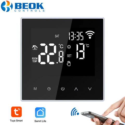 Beok Tuya Wifi Thermostat pour chaudière à gaz chauffage par le sol régulateur de température intelligent fonctionne avec Google Home et Alexa ► Photo 1/6
