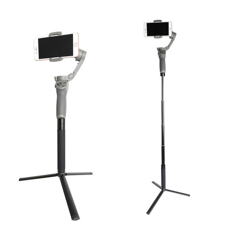 Trépied et rallonge, bâton de Selfie portable pour stabilisateur de cardan/DJI Osmo Mobile 3 2/ZHIYUN/accessoires de montage Feiyu ► Photo 1/6