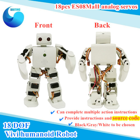 1 ensemble Plen 2 Vivi Robot humanoïde avec tableau de commande + Servos + chargeur Compatible avec l'impression 3D Arduino fournir Source bricolage ► Photo 1/6