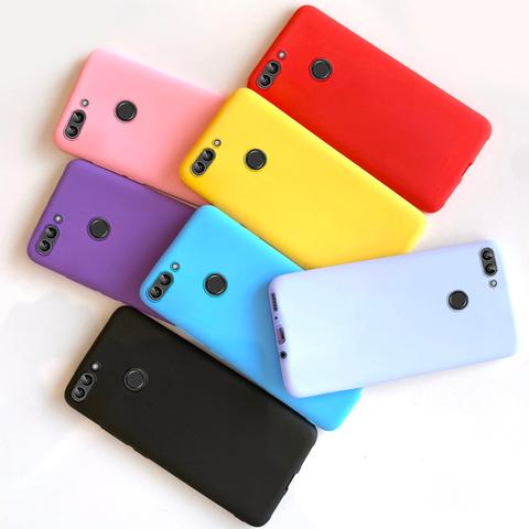 Pour Huawei P étui intelligent Coque Huawei PSmart 2022 étui souple mat Silicone pour Funda Huawei P FIG-LX1 intelligent coques de téléphone ► Photo 1/6