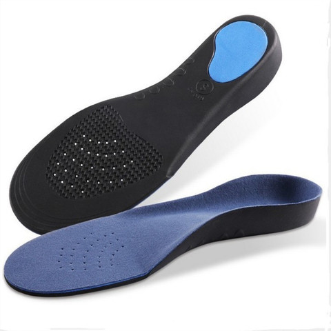 Semelles orthopédiques à pieds plats de haute qualité, hauteur de Support d'arc de 3cm, coussin de sueur respirant, semelles orthopédiques pour chaussures hommes femmes ► Photo 1/6