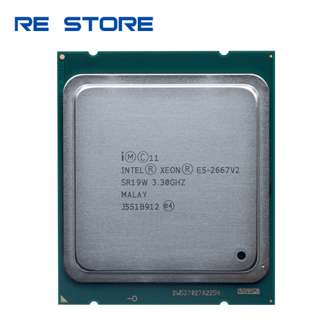 Processeur Intel Xeon E5 2667 v2 3.3Ghz, 8 cœurs, 16Threads, 25 mo de Cache, SR19W, 130W d'occasion ► Photo 1/1