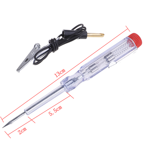 2Styles testeur de Circuit 6V-24V DC sonde système de lumière Test sonde lampe Auto voiture lumière Circuit testeur lampe tension Test stylo détecteur ► Photo 1/6