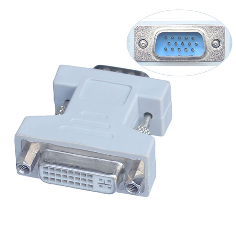 Connecteur DVI vers VGA DVI-I femelle vers VGA mâle, adaptateur pour projecteur PC ► Photo 1/6