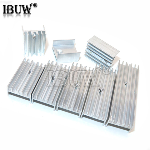 Radiateur en aluminium pour Transistors TO-40/50 TO220, 10 pièces, 15*10*16/20/22/25/30/35/220 ► Photo 1/6