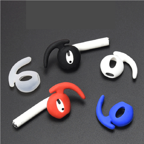 1 paire Air Pods écouteur coque en Silicone Anti-perte indolore dans l'oreille écouteurs bouchon d'oreille pour Apple Airpods accessoires de Protection ► Photo 1/3