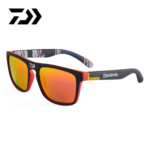 DAIWA 2022 lunettes de soleil polarisées hommes conduite nuances mâle lunettes de soleil Camping randonnée pêche classique lunettes de soleil UV400 lunettes ► Photo 1/6