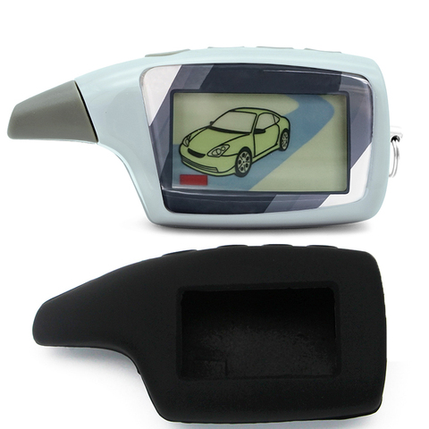 Télécommande LCD pour scher-khan Magicar 5 6, version russe, pour alarme de voiture bidirectionnelle, porte-clés de voiture, M5/6, 5/6 ► Photo 1/4