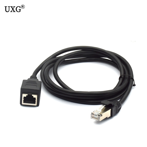 Câble d'extension Ethernet Cat5 Cat6, 30/60/1M, adaptateur de réseau Lan RJ45 mâle/femelle, pour ordinateur portable ► Photo 1/5