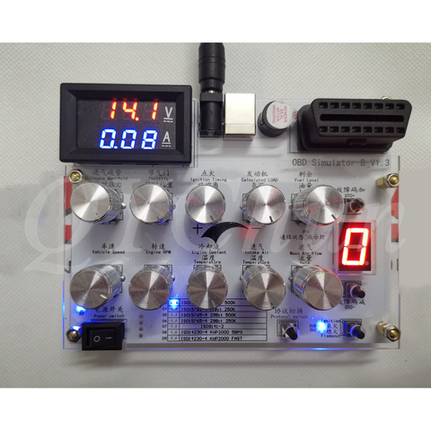 Simulateur ECU automobile/simulateur OBD/J1939/OBD II / ELM327 test de développement/personnalisation de canette ► Photo 1/5