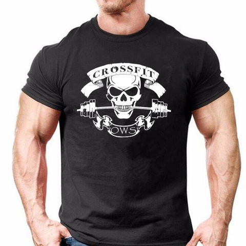 COOLMIND 100% coton Hommes T-Shirt Mâle casual T shirt Homme Summe CROSSFIT de conception t-Shirts Hommes t-Shirts Homme Vêtements ► Photo 1/6