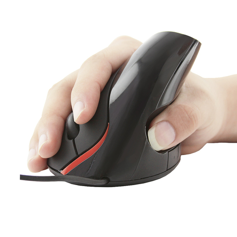 Souris verticale filaire ergonomique conception saine ordinateur de jeu Mause 5 boutons 1600 DPI USB souris optique Gamer pour ordinateur portable ► Photo 1/6