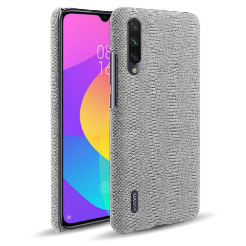 Coque de téléphone rigide en tissu mince et rétro pour Xiaomi, compatible Mi 10 Pro, 8 Pro, 9 Pro, Lite, 9SE, 9T, A3, CC9, CC9E, F2, GO, Note 10 Pro ► Photo 1/6