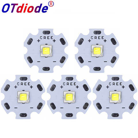 Emetteur LED haute puissance CREE XML2 XM-L2 T6 U2 10W, blanc neutre blanc chaud, 12mm 14mm 16mm 20mm, PCB pour bricolage, 5 pièces ► Photo 1/6