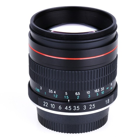 JINTU – objectif de Portrait à monture complète 85mm F1.8, mise au point manuelle, pour appareils photo Sony e-mount A6500 A7RIV A7 A7R A7RII A7S A7SII A9 A6000 A6300 ► Photo 1/1