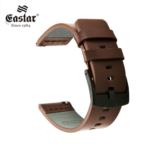 Bracelet de montre en cuir véritable, 20mm 22mm, pour Samsung Galaxy Watch 42 46mm Gear S3 Sport pour Amazfit, bracelet de montre à dégagement rapide ► Photo 1/6