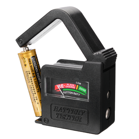 Testeur numérique de tension de batterie, pour piles boutons AA/AAA/C/D/18650/9V/1.5V ► Photo 1/6