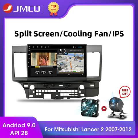 JMCQ Android 9.0 T3L PLUS pour pour Mitsubishi Lancer 2007-2012 autoradio Multimidia lecteur vidéo Navigation GPS 2 + 32G 2din 2 Din ► Photo 1/6