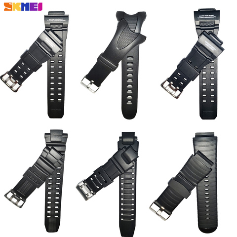 SKMEI bracelet de montre 1025 1278 1251 1068 0931 1416 bracelet de montres en polyuréthane/caoutchouc pour Skmei différents modèles de bracelets de montre pour hommes/femmes reloj ► Photo 1/6