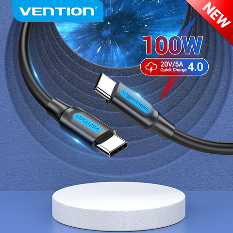 Vention 100W USB C à USB Type C câble pour Samsung S20 PD chargeur rapide câble pour Macbook Pro prise en Charge rapide 4.0 USB câble ► Photo 1/6