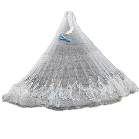 Filet de pêche rond en nylon h3,5m * D4m, pour piège à poisson, en porcelaine, pour l'extérieur ► Photo 1/6