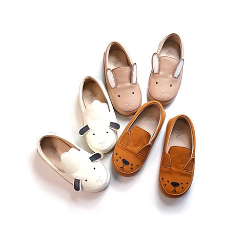 Chaussures décontractées en cuir véritable pour enfants, chaussures d'école à la mode pour garçons et filles, 5T 6T, nouvelle collection ► Photo 1/6