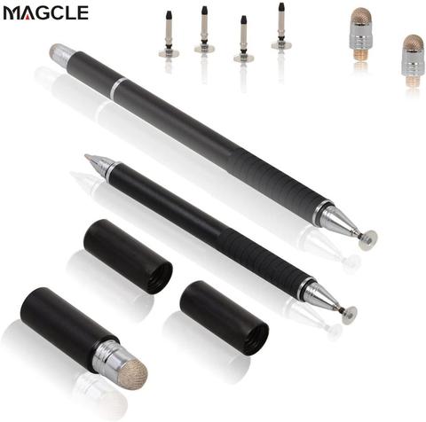 Stylet de dessin 3 en 1 en Fiber, stylo capacitif pour écran tactile, pour téléphone portable, stylo à bille, accessoires ► Photo 1/6