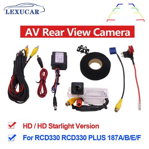 MIB – caméra de recul HD CCD, grand Angle, pour voiture, pour VW TIGUAN Passat B6 B7 Golf 5 67 JETTA, RCD330 Plus ► Photo 1/6