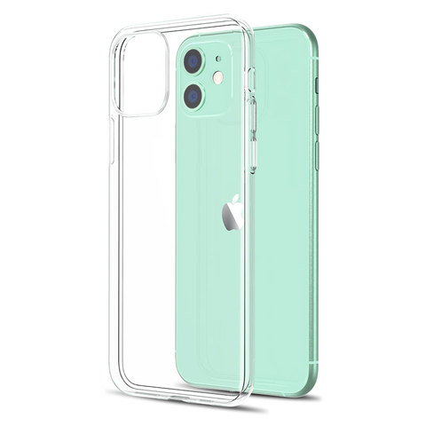 Coque de téléphone transparente Ultra mince pour iPhone 11 7 coque arrière souple en Silicone pour iPhone 11 12 Pro XS Max X 8 7 6s Plus 5 SE XR ► Photo 1/6