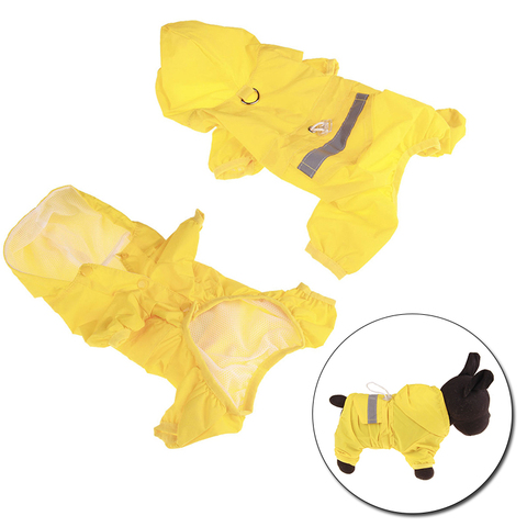 Offres spéciales manteau de pluie pour chien vêtements chien chiot décontracté chien imperméable veste imperméable Costumes XS-XXL 4 couleur fournitures pour animaux de compagnie ► Photo 1/6