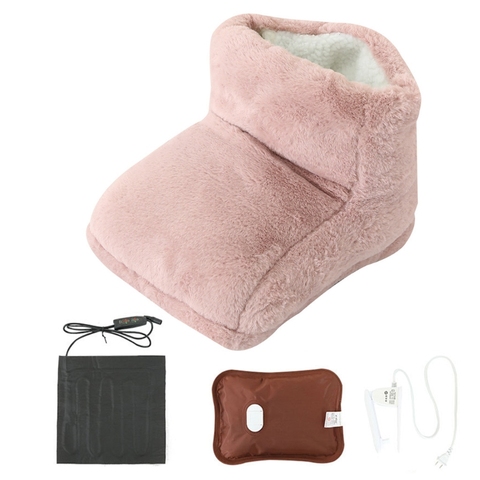 Hiver lavable USB électrique coussin chauffant coussin doux chaussure de Ski détachable chaussures de pantoufle chauffée ► Photo 1/6