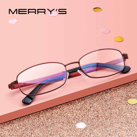 MERRYS DESIGN-monture de lunettes en alliage pour hommes/femmes, monture optique pour myopie, Prescription, S2264 ► Photo 1/6