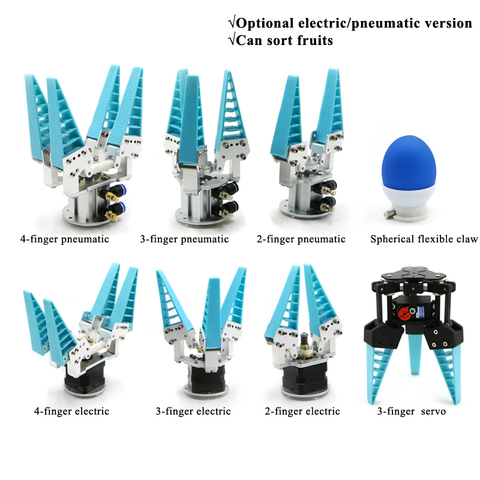 Griffe de triage de fruits, Robot bionique Flexible à grande charge de 2kg, mécanique, pince pneumatique et électrique adaptative ► Photo 1/5