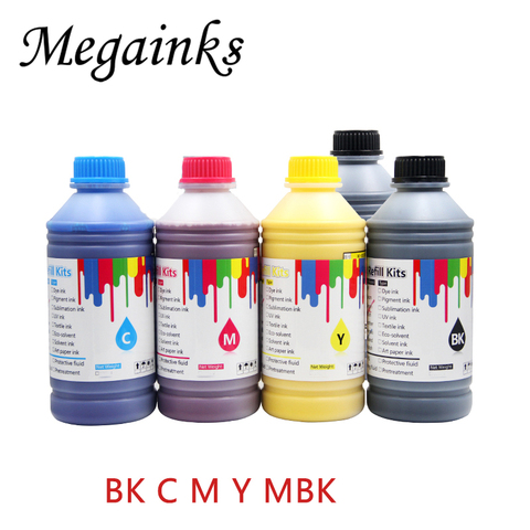 500ML BK C M Y MBK 5 couleurs PFI120 PFI 120 encre pigmentée pour Canon TM200 TM205 TM300 TM305 200 205 300 305 encres d'imprimante ► Photo 1/6