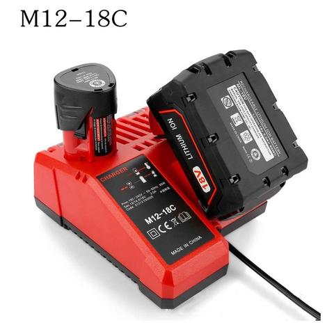 Chargeur de remplacement rapide M12 & M18 M12-18Fc 12V & 18V Xc AU Lithium-Ion, pour batterie Milwaukee Xc EU/UK/US/AU ► Photo 1/6