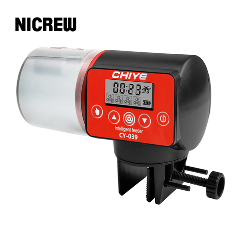 Nicew-Aquarium électrique, réservoir de poissons, minuterie, distributeur d'aliments pour poissons, étanche à l'humidité, distributeur automatique de nourriture pour poissons ► Photo 1/6