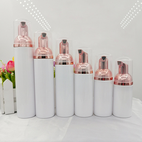 10 pièces en plastique mousse pompe bouteille rechargeable vide cosmétique bouteille nettoyant savon distributeur mousse conteneur 30/50/60/100ml ► Photo 1/6