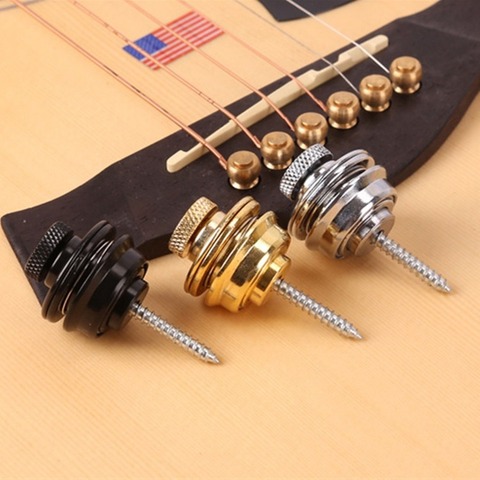 Sangle de guitare antidérapante pour basse acoustique, 1 pièce, bouton de verrouillage ► Photo 1/5