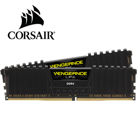 CORSAIR RAMs Vengeance LPX 8GB 8G DDR4 PC4 2400Mhz 3000Mhz 3200Mhz Module 2666Mhz 3600Mhz PC DE BUREAU Mémoire 16GB 32GB DIMM ► Photo 1/6