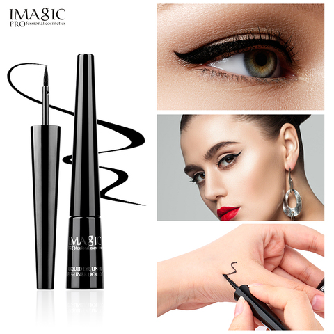 IMAGIC 1 PCS Pro Eyeliner Imperméable À L'eau Liquide Type Maquillage Eye Liner La Nature de Longue Durée Pour Les Femmes Beauté Cosmétiques ► Photo 1/6