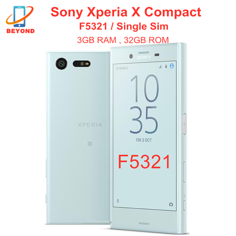 Sony Xperia X Compact F5321 Version mondiale NFC 4G LTE téléphone portable 4.6 