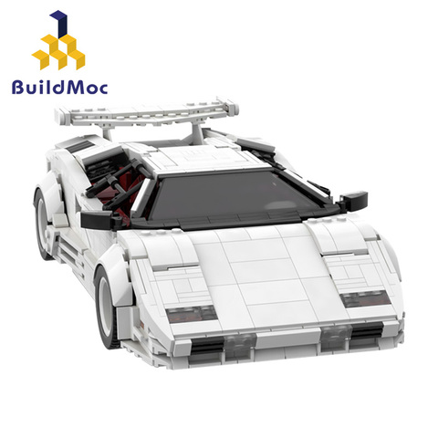 Blocs vitesse Champions ville coureur célèbre voiture véhicule Super bricolage enfants Moc jouets ensembles modèles Kits de construction sport Technicle ► Photo 1/1